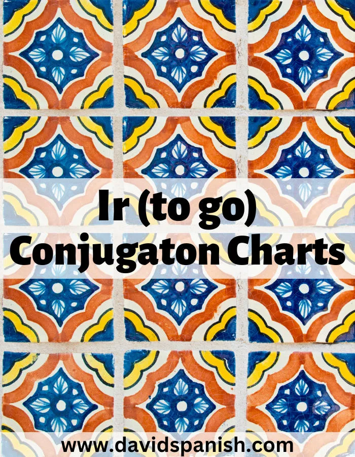 Ir conjugation chrats