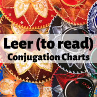 Leer (to read) conjugation charts