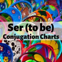 Ser (to be) conjugation charts)