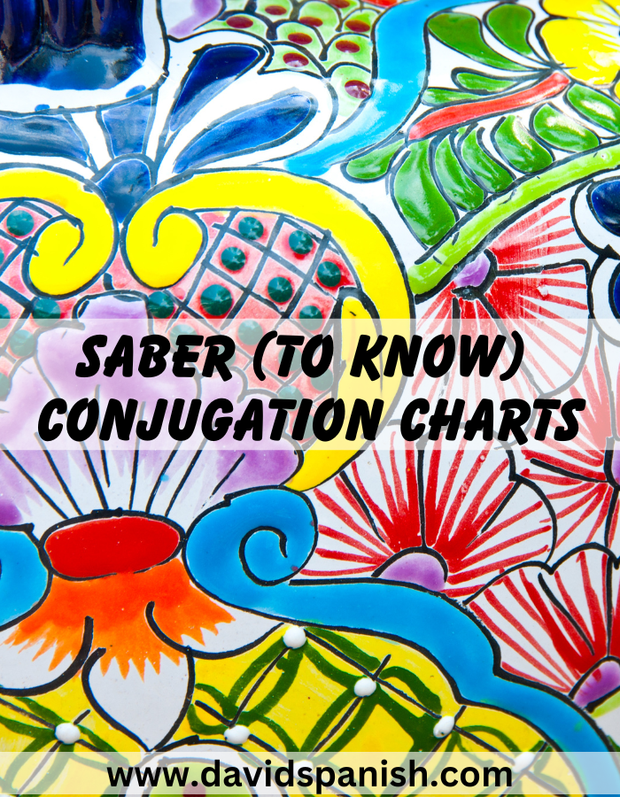 Saber conjugation charts